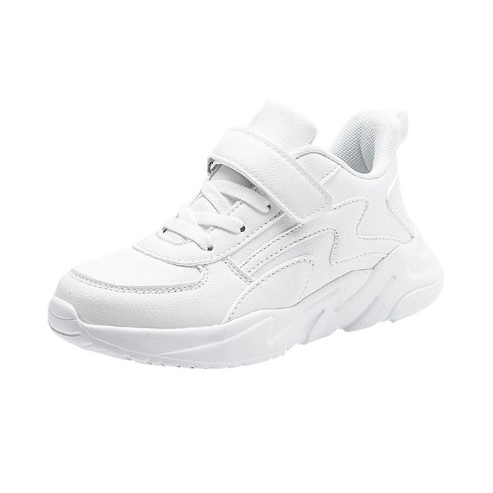 Giày thể thao trắng bé trai, bé gái năng động từ 4-12 tuổi