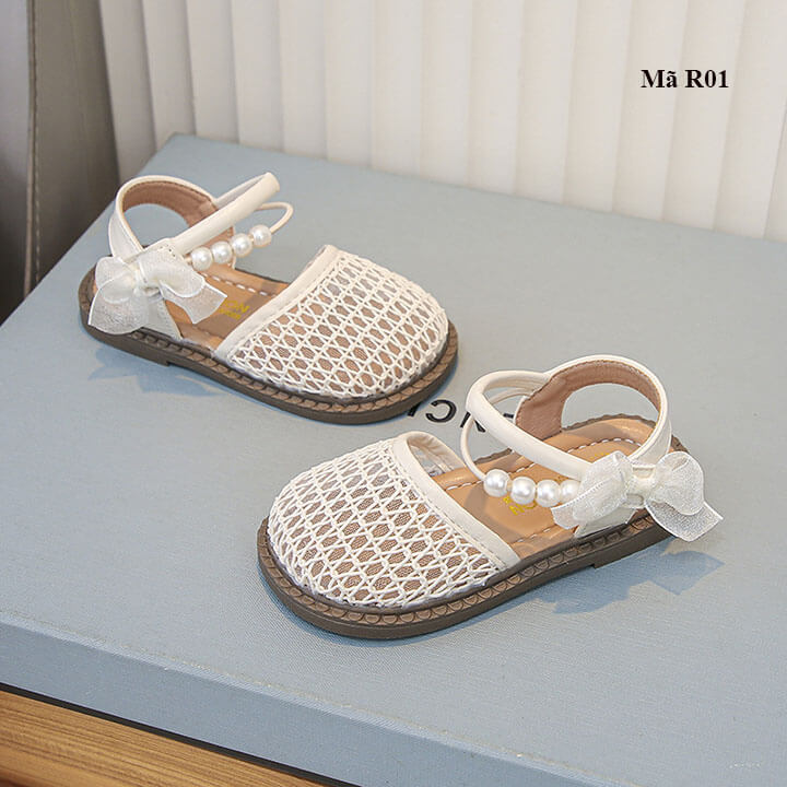 Giày sandal rọ bé gái từ 2-10 tuổi phong cách Hàn Quốc