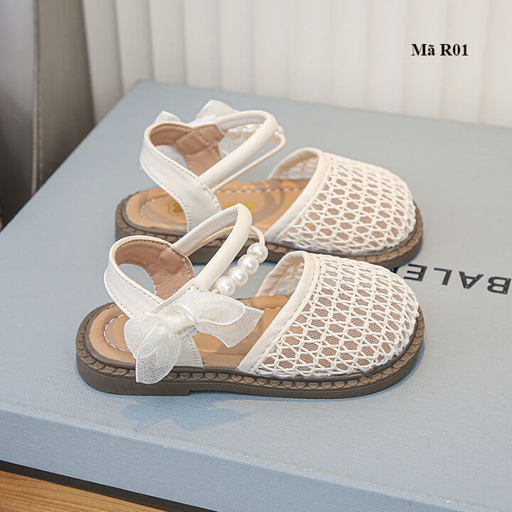 Giày sandal rọ bé gái từ 2-10 tuổi phong cách Hàn Quốc