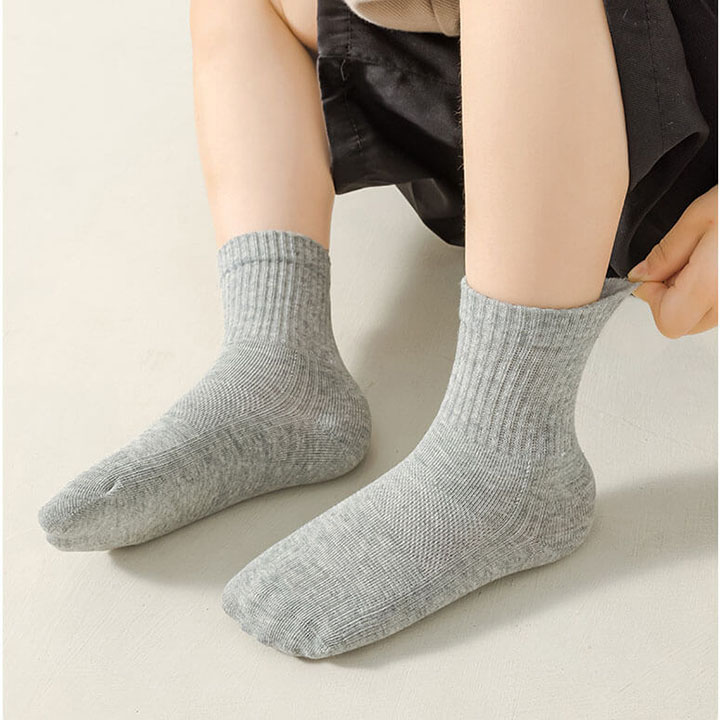 Vớ trẻ em từ 2- 10 tuổi 100% cotton cổ cao