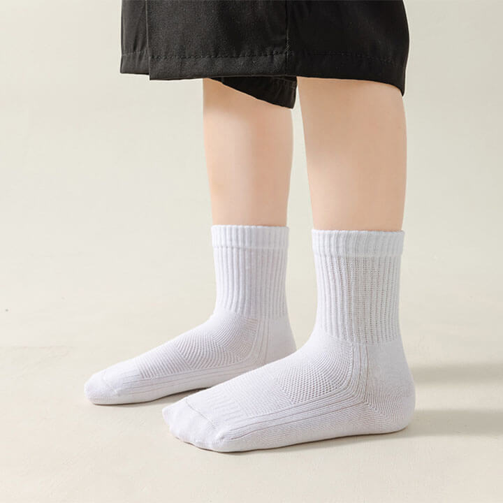 Vớ trẻ em từ 2- 10 tuổi 100% cotton cổ cao