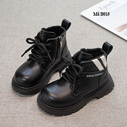 Giày bốt bé trai bé gái từ 1-12 tuổi thời trang cá tính - B015