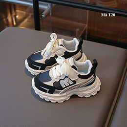 Giày Thể Thao Bé Trai 1–5 Tuổi Quai Dán Thời Trang Năng Động - T20