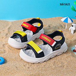 Giày trẻ em trai từ 2-5 tuổi kiểu sandal quai ngang nhẹ êm - SA21