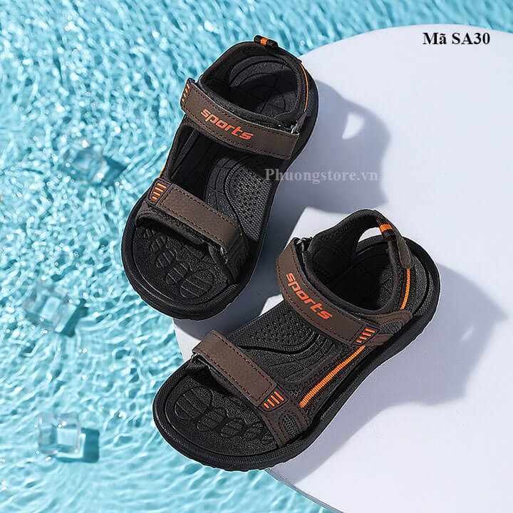 Giày sandal bé trai từ 4-12 tuổi thời trang năng động - SA30