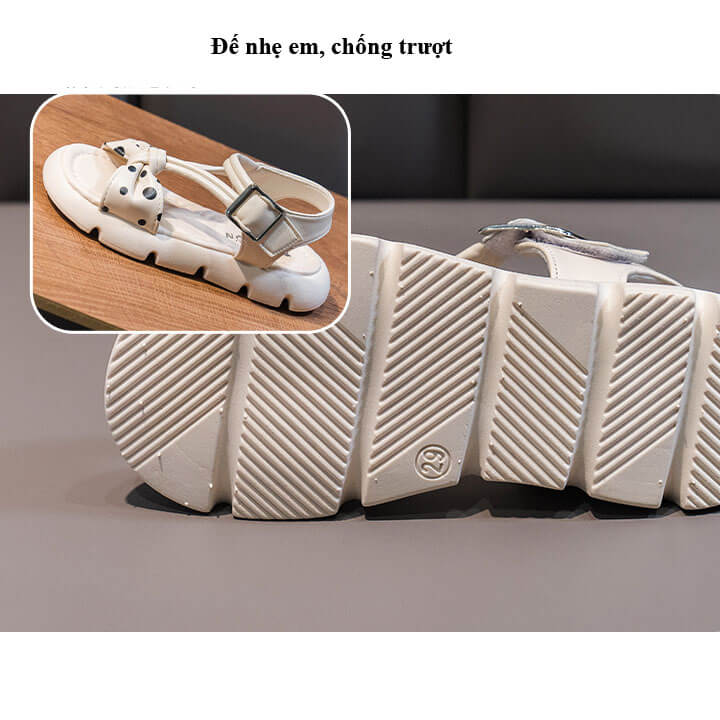 Sandal cho bé gái từ 3-11 tuổi thắc nơ xinh xắn - SA23