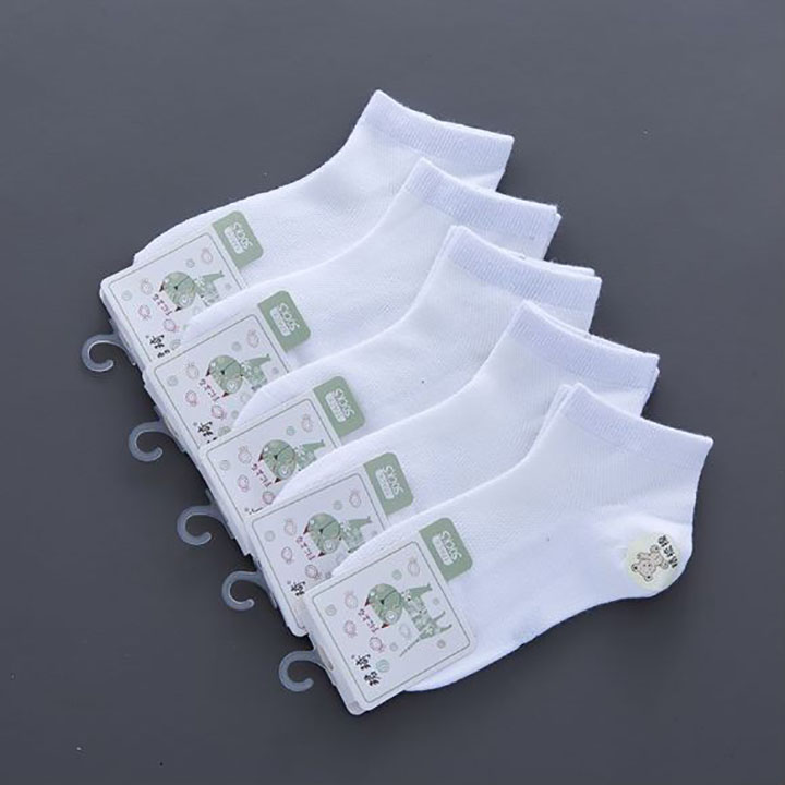 Vớ trắng trẻ em từ 0-8 tuổi cổ cao - ST06