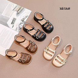 Giày sandal bé gái kiểu bít mũi phong cách Hàn - SA45