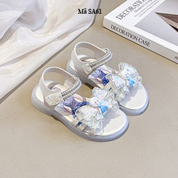 Giày sandal bé gái 2-11 tuổi công chúa elsa quai kim sa - SA61