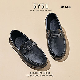 Giày lười bé trai da mềm từ 2-9 tuổi thời trang lịch lãm - GL03